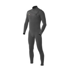 Vissla Wetsuit 7 Seas 4/3 Full Chest Zip Suit Charcoal