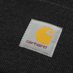Carhartt WIP Short Acrylic Watch Hat Black