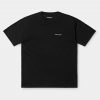 Carhartt WIP W' Script Embroidery T-Shirt Black White
