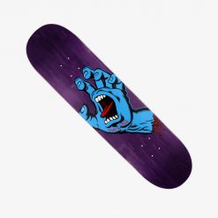 Santa Cruz Skateboard Deck Screaming Hand Purple 8,38