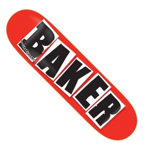 Baker Skateboards Brand Logo Red Black 8,3875"