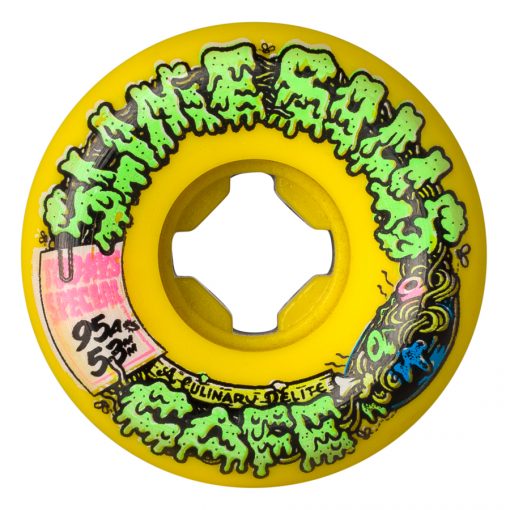 Slime Balls Double Take Cafe Vomit Mini 53mm 95A Yellow Green