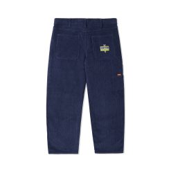 Butter Goods High Wale Cord Work Pants Navy Back