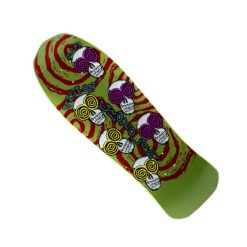 Vision Skateboard Deck Groholski Skeleton Mini Green 9.75"
