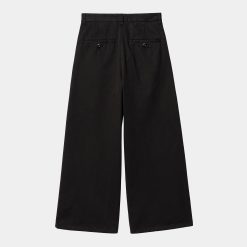 Carhartt WIP W' Cara Cropt Pant Black Garment Dyed Back