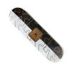 Evisen Skateboard ゑ Deck Team Wye Chip 8.25" White Black