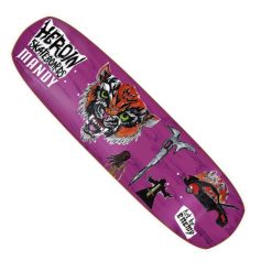 Heroin Skateboards Mandy X Enemy Symmetrical 9,5" Purple