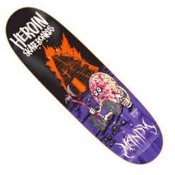 Heroin Skateboards Mandy X Fos Big Egg 9,125" Purple
