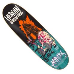 Heroin Skateboards Mandy X Fos Big Egg 9,125" Green