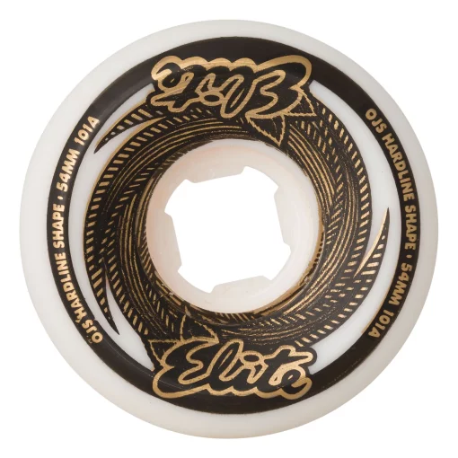 OJ Wheels Elite Hardline 54mm 99A White Gold
