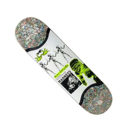 Madness Skateboard Deck Alex Delusion Slick Super Sap 8.38" White
