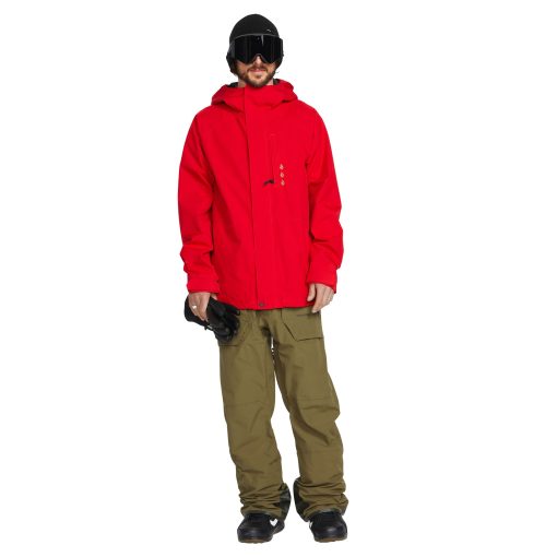 Volcom Dua Ins Gore Tex Snowboard Jacket Red