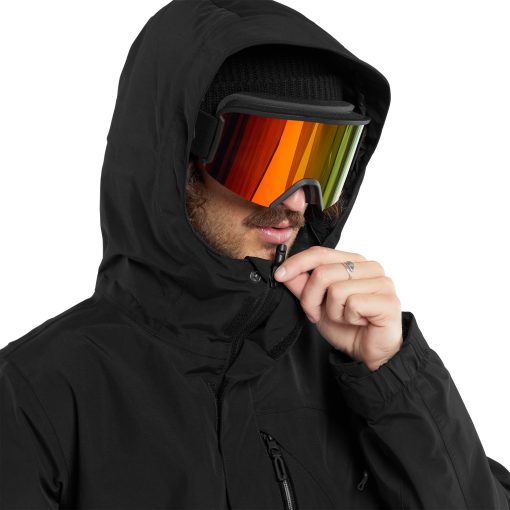 Volcom Snowboard Jacke L Ins Gore Tex Black