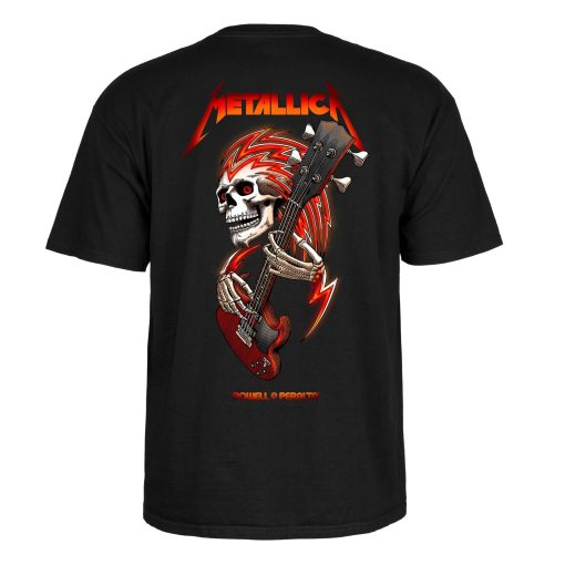 Powell Peralta Metallica Collab T-Shirt Black Back