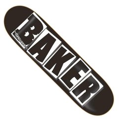 Baker Skateboards Deck Brand Logo Black White 8,475"