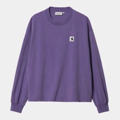 Carhartt WIP W L/S Nelson T-Shirt Arrenga Garment Dyed
