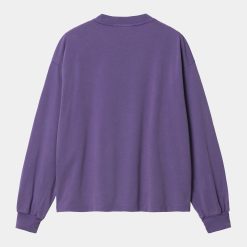 Carhartt WIP W L/S Nelson T-Shirt Arrenga Garment Dyed Back