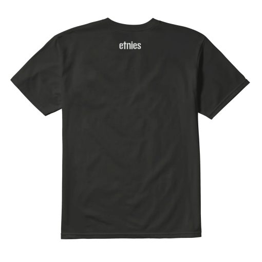 Etnies Indy T-Shirt Black White Back