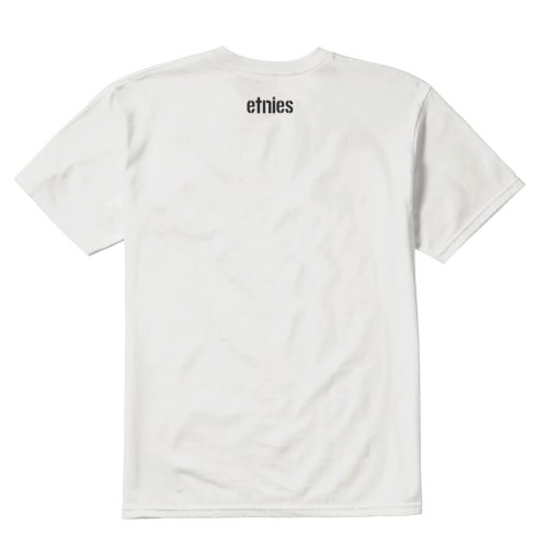 Etnies Indy T-Shirt White Black Back