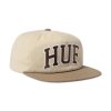 HUFworldwide.co Arch Logo Snapback Hat Cream