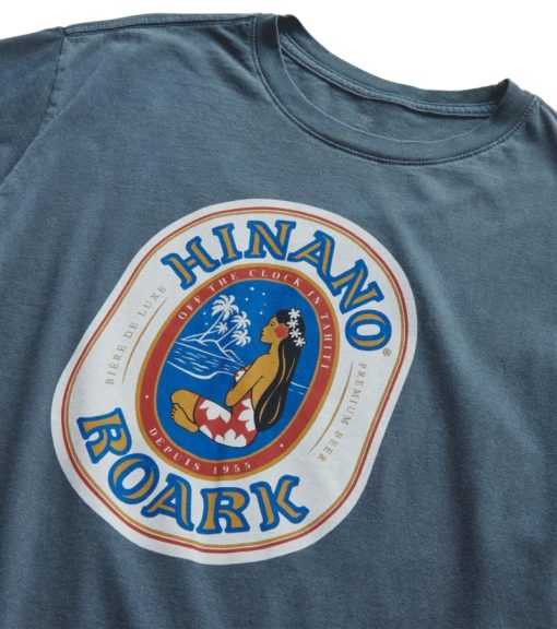 Roark Hinano Label Premium T-Shirt Dark Navy