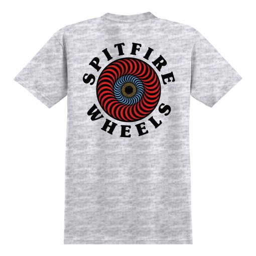Spitfire Wheels OG Classic Fill T-Shirt Ash Heather Multicolor