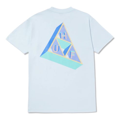 HUFworldwide.co Based Triple Triangle T-Shirt Sky Back