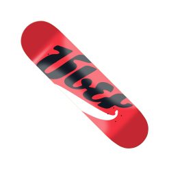 Über Skateboard Deck Big Logo Red 8,25"