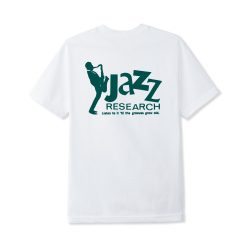 Butter Goods Jazz Research T-Shirt White Back