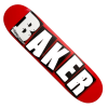 Baker Skateboard Deck Brand Logo White 8,5"