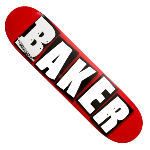 Baker Skateboard Deck Brand Logo White 8,25"