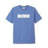 Butter Goods Rounded Logo T-Shirt Periwinkle