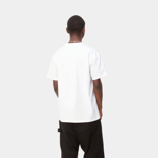 Carhartt WIP American Script T-Shirt White Back
