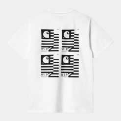 Carhartt WIP Stamp State T-Shirt White Black Back