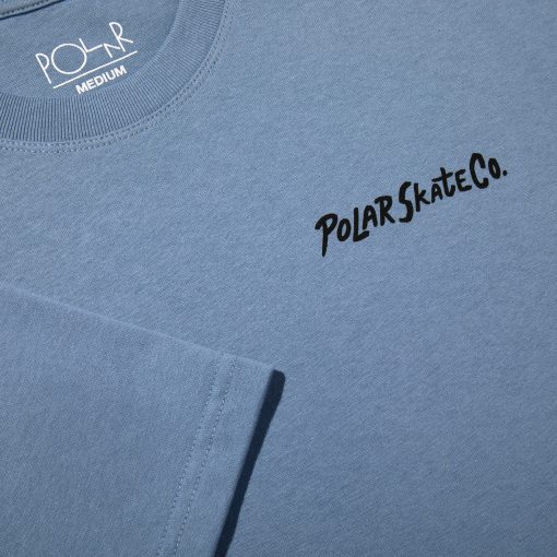 Polar Skate Co. Yoga Trippin T-Shirt Oxford Blue