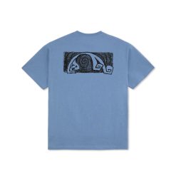 Polar Skate Co. Yoga Trippin T-Shirt Oxford Blue Back