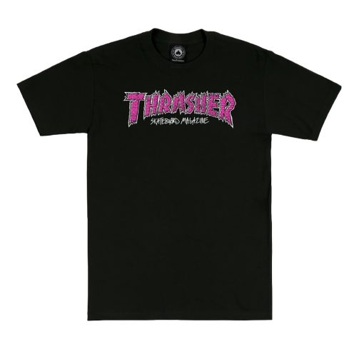 Thrasher Brick T-Shirt Black
