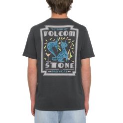 Volcom Saxy Cat T-Shirt Stealth Back