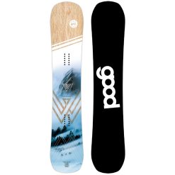 Goodboards Snowboards Wooden 163cm XWide Model 2024