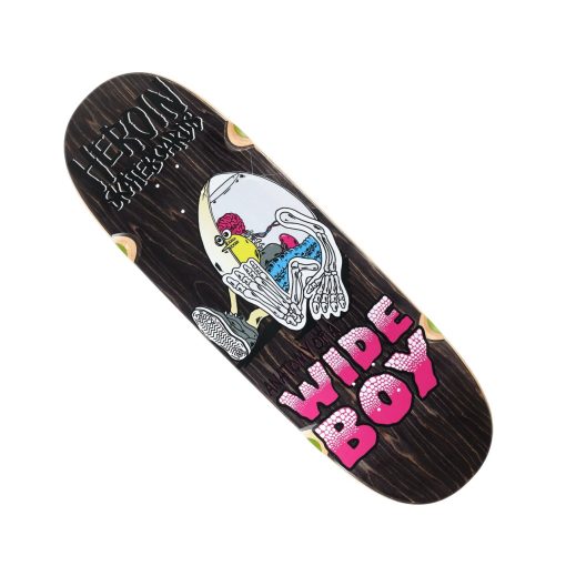 Heroin Skateboards Deck Anatomy Of A Wide Boy 10.4" Black