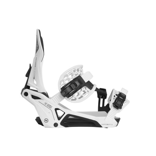 Nidecker Supermatic Snowboardbindung White Model 2024