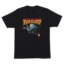 Santa Cruz Skateboards X Thrasher O'Brien Reaper T-Shirt Black