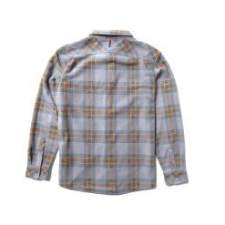 Vissla Eco-Zy Ls Polar Flannel Shirt Steel Back