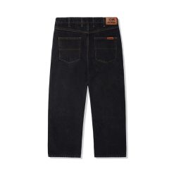 Butter Goods Relaxed Denim Pant Washed Black Back