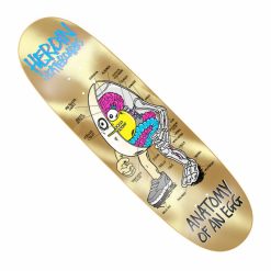 Heroin Skateboard Deck Anatomy Of An Egg 8.75"