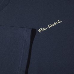 Polar Skate Co. Faces T-Shirt New Navy