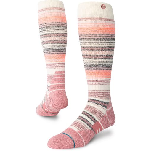 Stance Curren Snow over the Calf Socks Dusty Rose