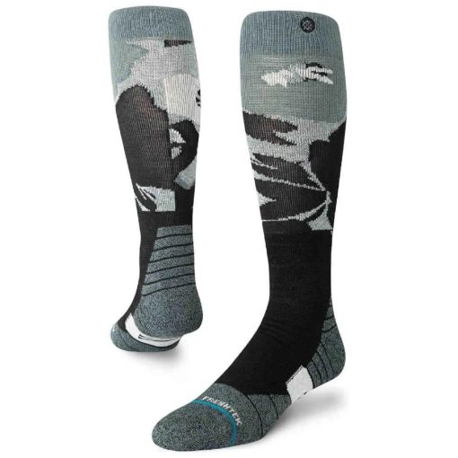 Stance Flower Frost Snow over the Calf Socks Teal