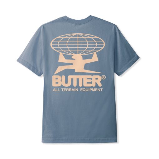 Butter Goods All Terrain T-Shirt Slate Back