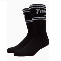 Santa Cruz Santa Cruz X Thrasher Stripe Socks Black White